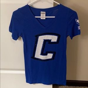 Creighton Bluejays Victoria Secret Pink v-neck tee